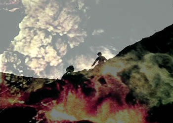 fire with figures